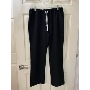 Figs Scrubs Pants Technical Collection Black Size S Drawstring And Pockets